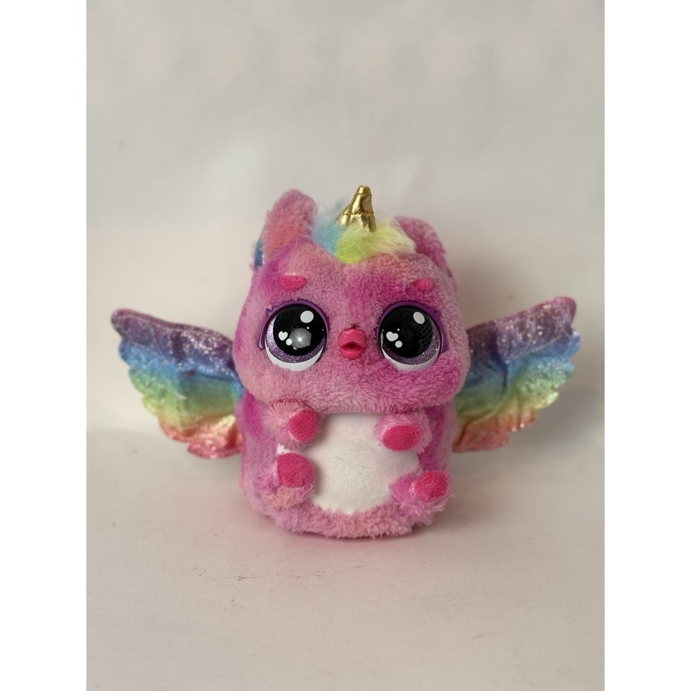 Hatchimals Alive Mystery Hatch Interactive Pufficorn Pink Unicorn Tested & Works